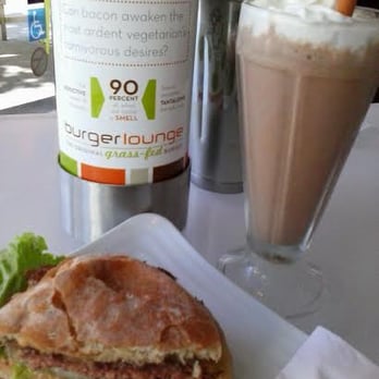Burger Lounge - Burger Lounge burger and chocolate malt. - Burgers Near Me - Beverly Hills, California