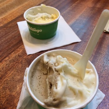 Pitango Gelato & Coffee - My large on the forefront. - Ice Cream & Frozen Yogurt Near Me - Reston, Virginia