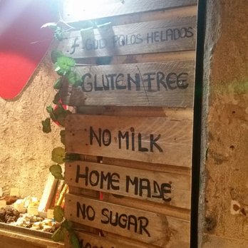 Güd - Love this cute sign and that they are homemade and no sugar! - Ice Cream & Frozen Yogurt Near Me - Barcelona, B
