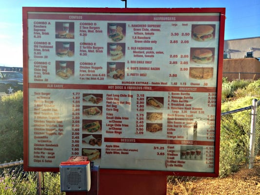 Menu photo 3 Bob's Burgers Rio Rancho, NM