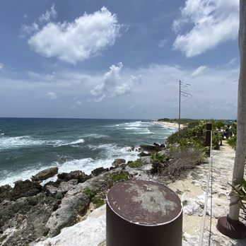Coconuts Bar & Grill - The view down the coast - Bars Near Me - Cozumel, ROO