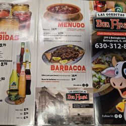 Las Gorditas De Don Angel - Menu