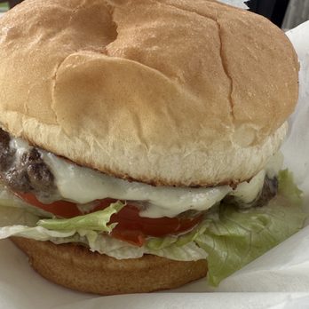 Ridgevale Beach Snack Bar - a cheeseburger with lettuce and tomato - Cafes Near Me - Chatham, Massachusetts Ridgevale Beach Snack Bar - a cheeseburger with lettuce and tomato - Cafes Near Me - Chatham, Massachusetts