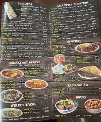 Menu photo 4 Vaqueros Mexican Fast Food Watauga, TX
