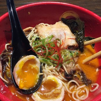 Ramen Bar Ichi - spicy tonkotsu with egg - Ramen Near Me - Houston, Texas Ramen Bar Ichi - spicy tonkotsu with egg - Ramen Near Me - Houston, Texas