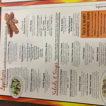 The Grille Restaurant - the menu for the restaurant - Barbeque Near Me - Tremonton, Utah