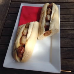 Rustic Blue Gallery - Meatballs heaven according to my fellow traveller.