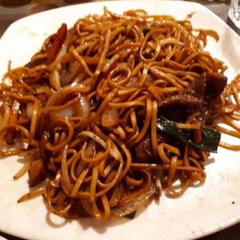 Super Hakka Restaurant - Guyanese chow mein (beef). Actual portion is larger but I started eating it before I remembered to take a picture. - Chinese Near Me - Toronto, Ontario