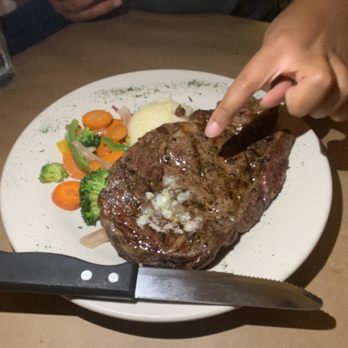 Serenity Bistro - Black Angus Ribeye - New American Near Me - West Yellowstone, Montana