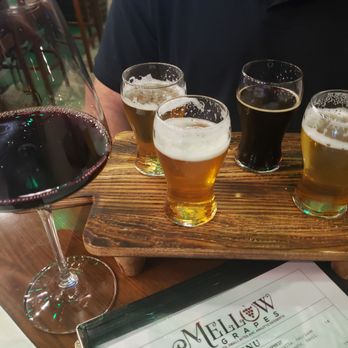 Mellow Grapes - Beer Flight and Pinot Noir - Wine Bars Near Me - Miami, Florida