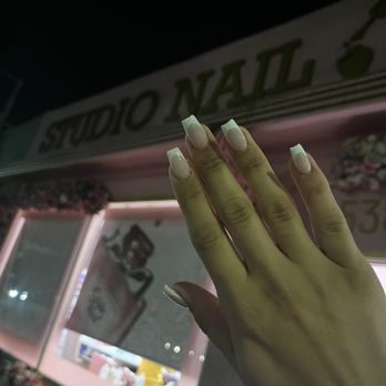 Studio Nail Bar - French tip Gel X - Nail Salons Near Me - Burbank, California
