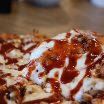 Riverfront Grille - Pulled Pork BBQ Pizza - American Near Me - Rock Island, Illinois Riverfront Grille - Pulled Pork BBQ Pizza - American Near Me - Rock Island, Illinois
