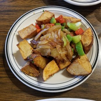 Mimi's Cafe - Side of Roasted Potatoes with Peppers and Onions. - Breakfast & Brunch Near Me - Monrovia, California Mimi's Cafe - Side of Roasted Potatoes with Peppers and Onions. - Breakfast & Brunch Near Me - Monrovia, California