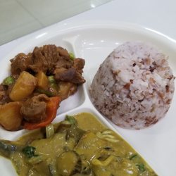 Heaven On Earth Vegetarian Center - Vegetarian adobo and katekare.