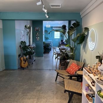 High Tide Coffee - Inside. Smallish but cozy and a good use of space. - Coffee & Tea Near Me - San Clemente, California