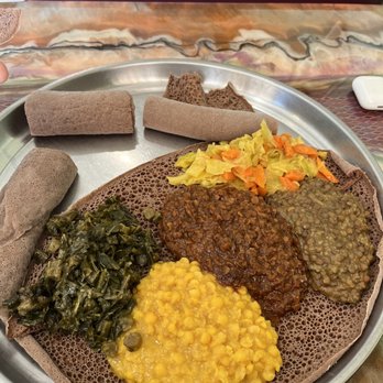 Wehemia Ethiopian - veggie combo plate - Ethiopian Near Me - Atlanta, Georgia Wehemia Ethiopian - veggie combo plate - Ethiopian Near Me - Atlanta, Georgia