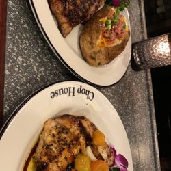 Capital City Chop House - Kansas City strip & baked potato: 10/10 Burrata chicken breast: 10/10