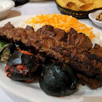 Raffi's Place - Soltani plate (lule kabob and flat beef) - Middle Eastern Near Me - Glendale, California Raffi's Place - Soltani plate (lule kabob and flat beef) - Middle Eastern Near Me - Glendale, California