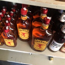 Red Arrow Liquors - The 750 ml of fireball that I had to take home with me.