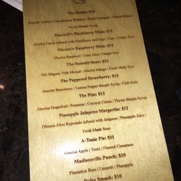 Specialty drinks