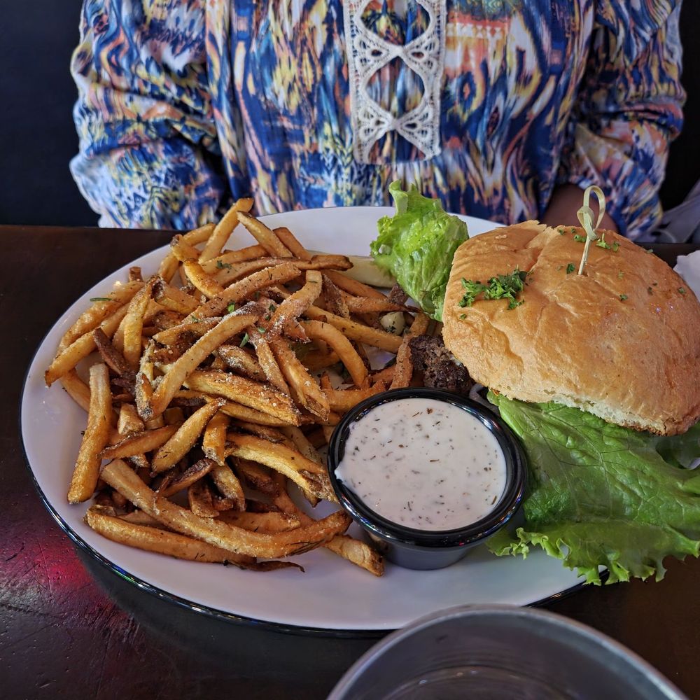 Leopold’s Tavern - Classic cheeseburger with dill pickle fries - Chicken Wings Near Me - Vancouver, British Columbia