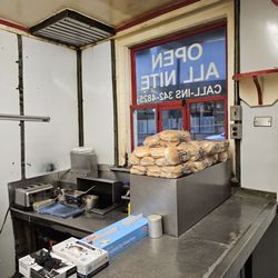Texas Tavern - The cooking area of the Texas Tavern.