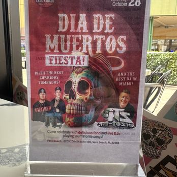 Casa Amigos Mexican Kitchen - Looks like they have another event coming up. They did an amazing job with the Cinco De Mayo event. - Mexican Near Me - Vero Beach, Florida