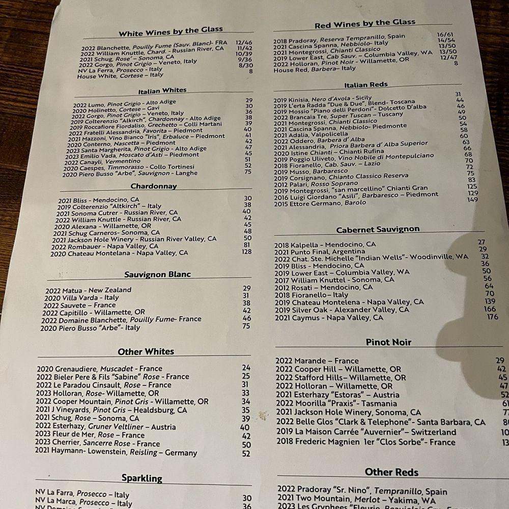 Calico Restaurant and Bar - Impressive Wine List - Italian Near Me - Wilson, Wyoming Calico Restaurant and Bar - Impressive Wine List - Italian Near Me - Wilson, Wyoming