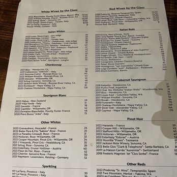 Calico Restaurant and Bar - Impressive Wine List - Italian Near Me - Wilson, Wyoming