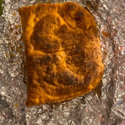 Antonio's Brick Oven Pizza - Jamaican beef patty 8.50$ that they told me felt soft when he took it out hahahaha