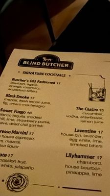 Menu photo 5 Blind Butcher San Francisco, CA