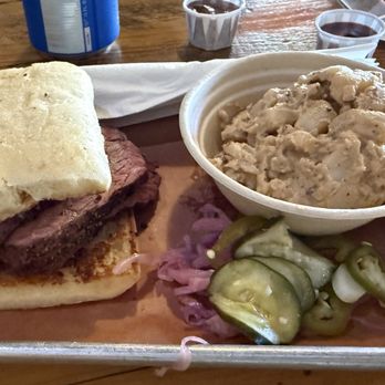 The Crossroads BBQ - Tri Tip Sandwich with Potato Salad - Barbeque Near Me - Carmel, California The Crossroads BBQ - Tri Tip Sandwich with Potato Salad - Barbeque Near Me - Carmel, California