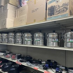 Chanco Houseware & Restaurant Supplies - Steamers! Around $40-55 depending on size. Against the left wall when you enter.