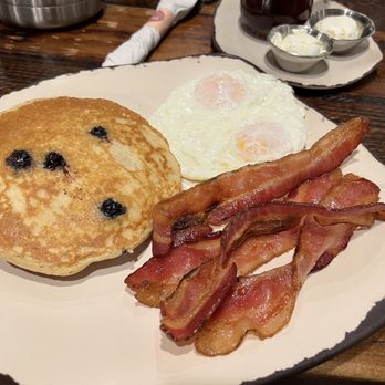 Egg Harbor Café - Blueberry pancake combo - Breakfast & Brunch Near Me - Lake Geneva, Wisconsin Egg Harbor Café - Blueberry pancake combo - Breakfast & Brunch Near Me - Lake Geneva, Wisconsin