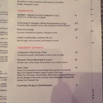 SATO - Dessert menu - Sushi Bars Near Me - Buffalo, New York SATO - Dessert menu - Sushi Bars Near Me - Buffalo, New York