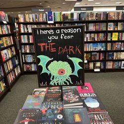 Barnes & Noble - horror painted sign