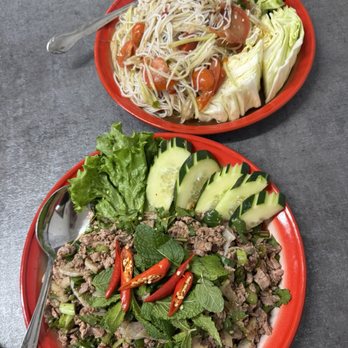 Harborside Cuisine  - Beef Laab - Laotian Near Me - San Diego, California