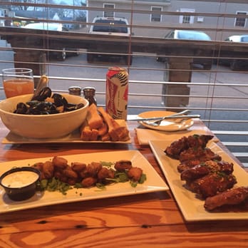 Chomp Kitchen & Drinks - Frickles mussels and chicken! - American Near Me - Warren, Rhode Island