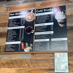 Jitter Bean Coffee Co - Menu as of July 2023