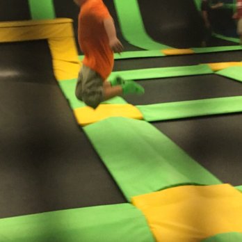 Rare Air Trampoline Park - He jumped non stop! - Trampoline Parks Near Me - Redding, California