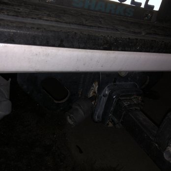Caliber Collision - Bike rack Lock broke from the impact - Body Shops Near Me - Milpitas, California