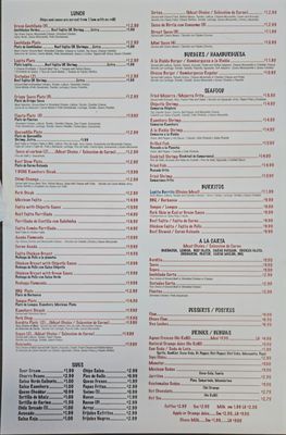 Menu photo 2 Lupita 2 Galveston, TX
