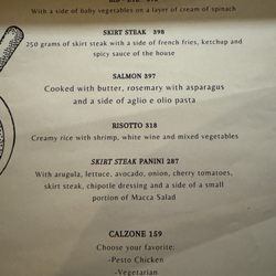 Macca - Menu