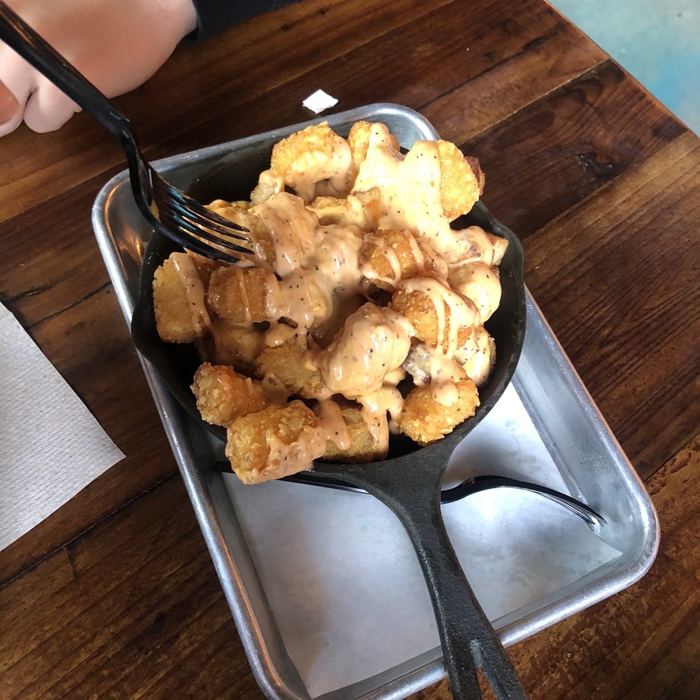 Sids Garage - Tater tots from Nosh menu - Burgers Near Me - Meridian, Idaho Sids Garage - Tater tots from Nosh menu - Burgers Near Me - Meridian, Idaho