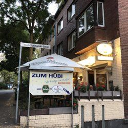 Zum Hübi - Shaded patio seating in the front...