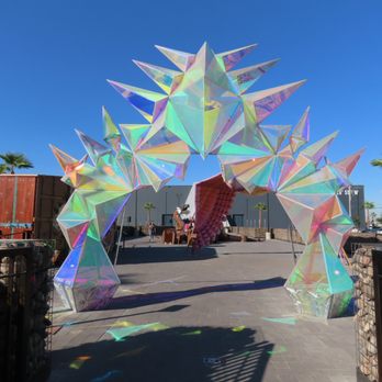 AREA15 - The walkway through the art pieces to the entrance. - Venues & Event Spaces Near Me - Las Vegas, Nevada