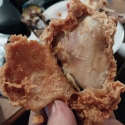 Church's Chicken - More crust than dry chicken