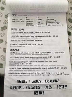 Menu photo 6 Cabuche Oaxaca, OAX