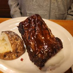 Ribs & baked potato!