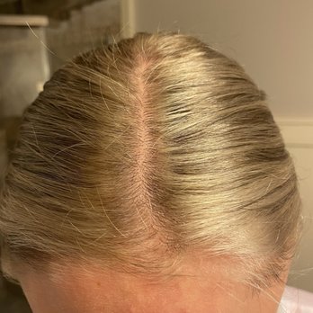 Sola Salon Studios - Top of my head is a weird blonde/yellow color. - Hair Salons Near Me - Savannah, Georgia